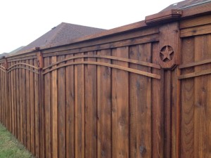 custom corbel fence